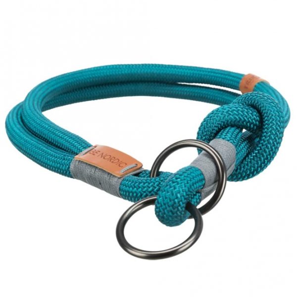 Trixie BE NORDIC Zug-Stopp-Halsband - petrol - 50 cm