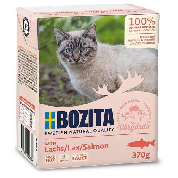 Bozita Cat Häpp.Soße Lachs 370gT