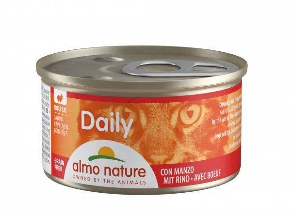 Almo Nature Cat Daily Würfel Rind 85gD