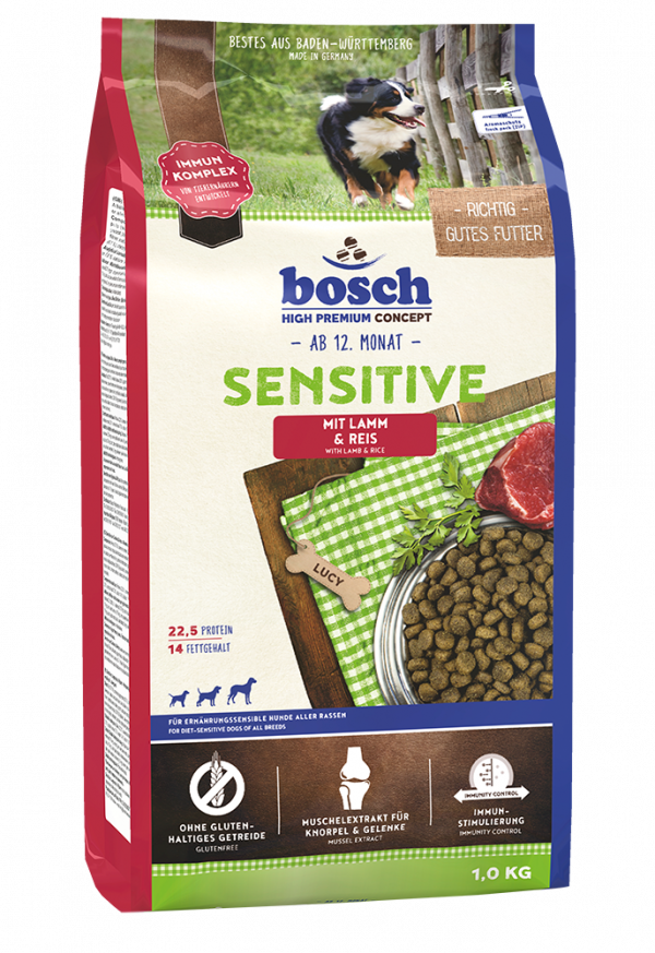 Bosch Sensitive Lamm+Reis 1kg