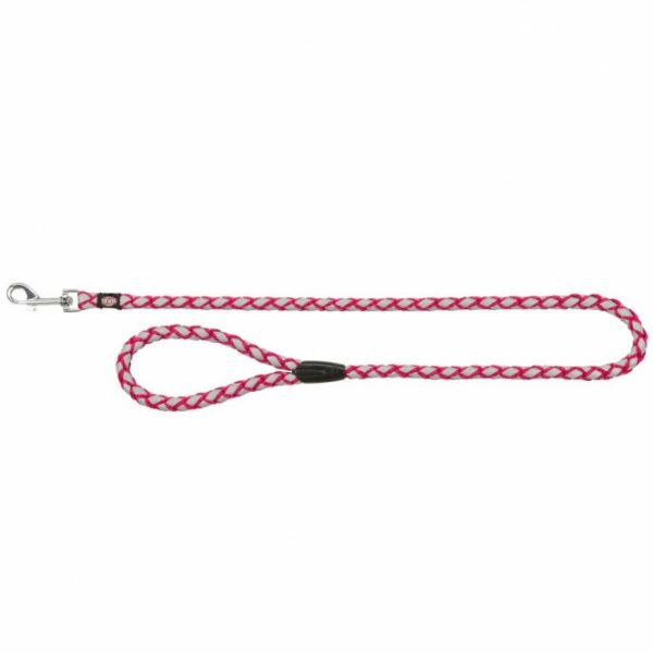 Trixie Cavo Reflect Leine - 1 m - Fuchsia / S-M – Bild 3