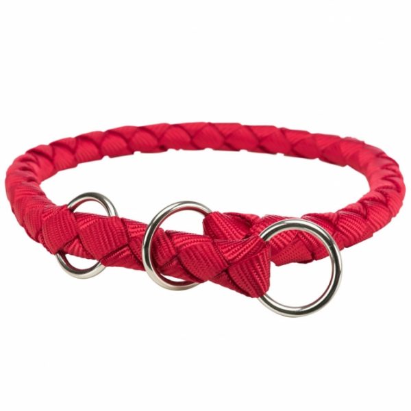 Trixie Cavo Zug-Stopp-Halsband - rot - 35-41 cm/ø 12 mm