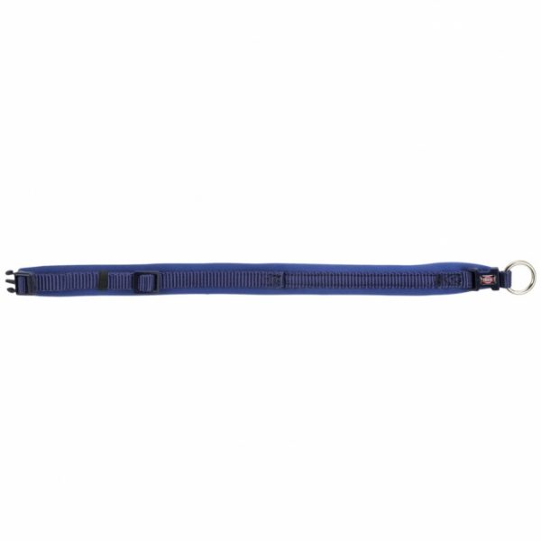 Trixie Premium Halsband, extra breite Neopren Polsterung - indigo/royalblau - 27-35 cm/10 mm