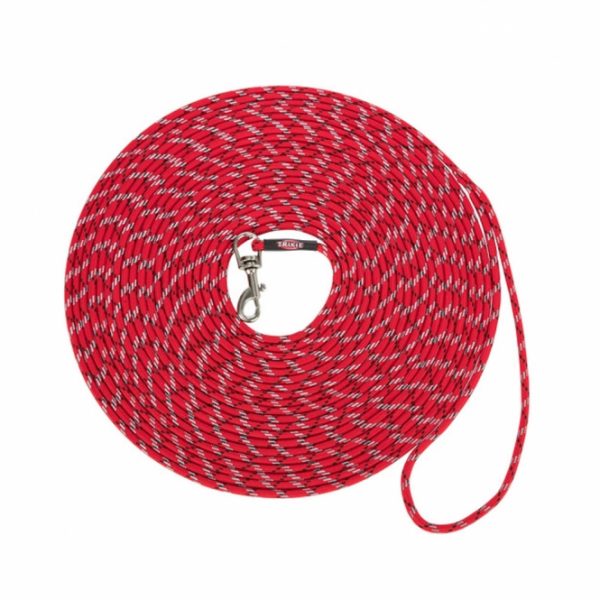 Trixie Junior Welpen-Schleppleine, rund - Rot / 8m, ø 4mm – Bild 6