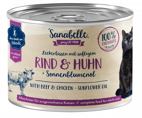 Sanabelle Rind+Huhn 195gD