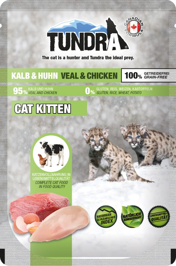 Tundra Cat Kitt Kalb+Huhn 85gP