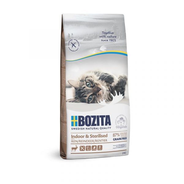 Bozita Cat Ind+St GrFr Reind 2kg