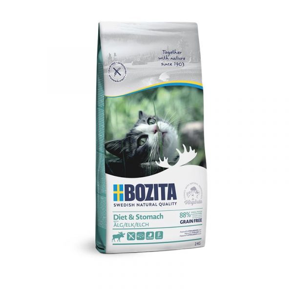 Bozita Cat Diet+Ste GrFr Elk 2kg