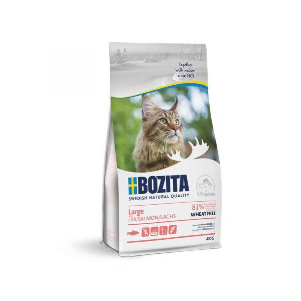 Bozita Cat Large WheFr Salm 400g