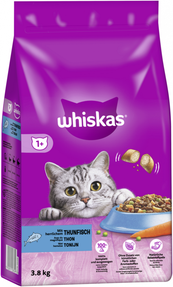 Whiskas Trock.Adult 1+ Thunfisch 3,8kg