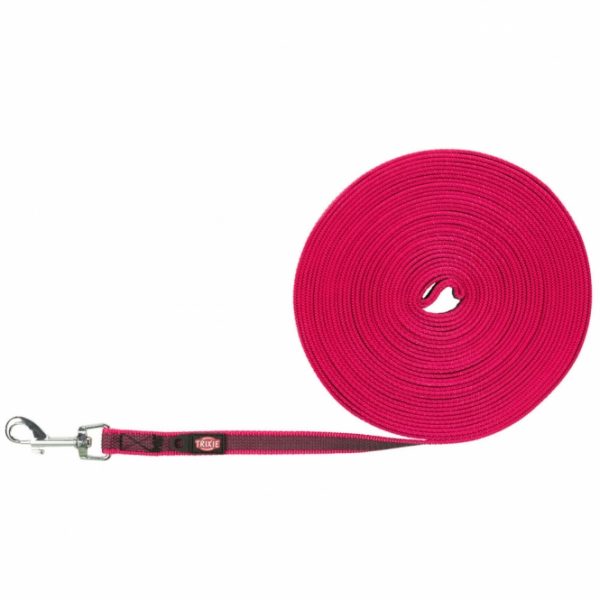 Trixie Schleppleine, gummiert - fuchsia - 15 m/15 mm – Bild 3