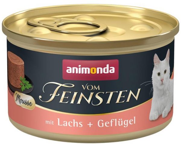 Vom Feinsten Mousse Lachs+Gefl 85gD