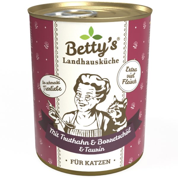 Betty's Katze Truthahn und Borretschöl 400gD