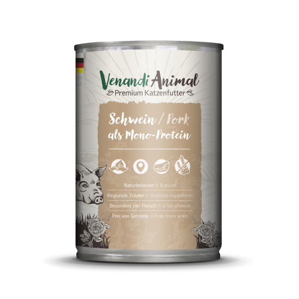 Venandi Schwein als Monoprotein 400gD