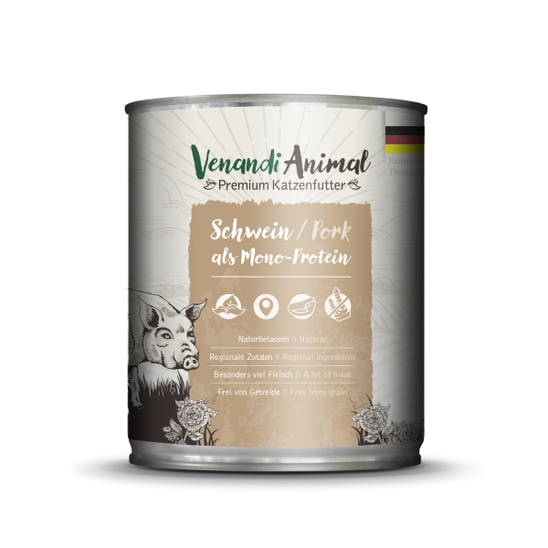 Venandi Schwein als Monoprotein 800gD