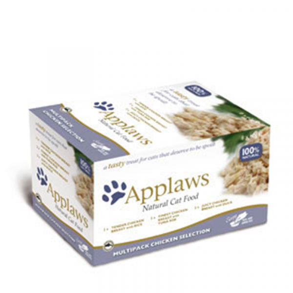 Applaws  Cat Schale MP Huhn Selection 8x60g