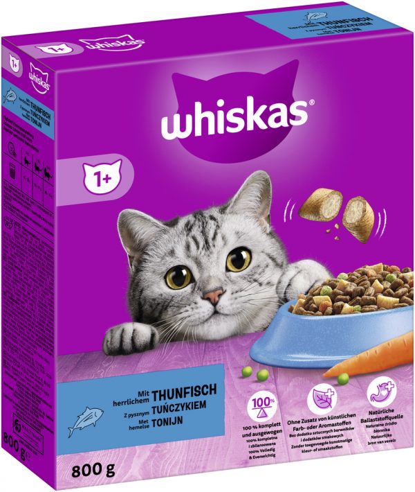 Whiskas Adult 1+ Thunfisc 800g