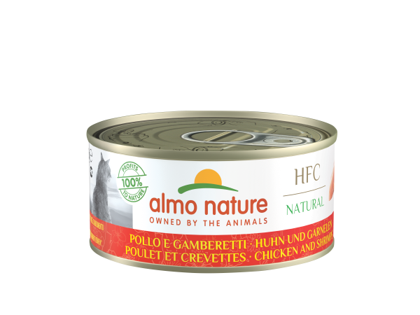 Almo Nature Cat Huhn+Garnelen 150gD