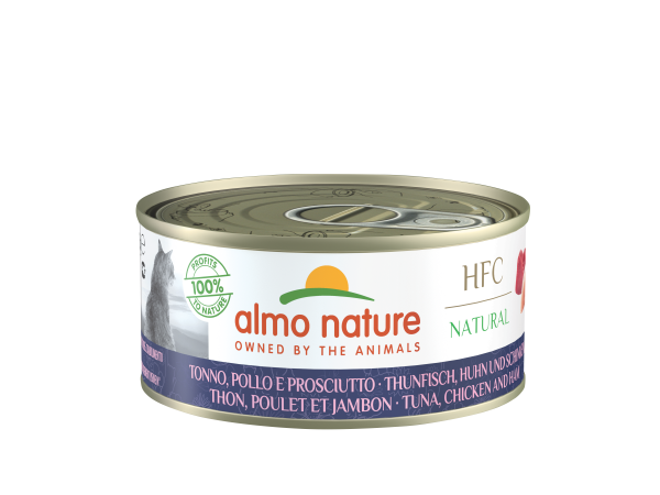 Almo Nature Cat Thunfisch+Huhn+Schin 150gD