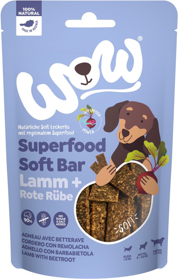 WOW Superf S-Bar Lamm+RR 150g