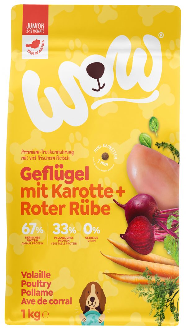 WOW Minis JUNIOR Geflügel 1kg