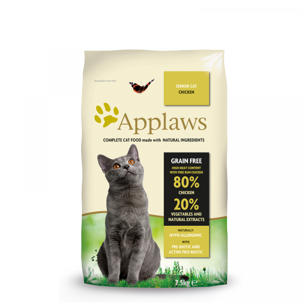 Applaws  Cat Trockenfutter Senior Huhn 7,5kg