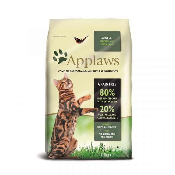 Applaws  Cat Trockenfutter Huhn & Lamm 7,5kg